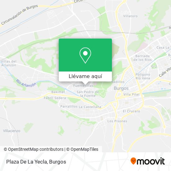Mapa Plaza De La Yecla
