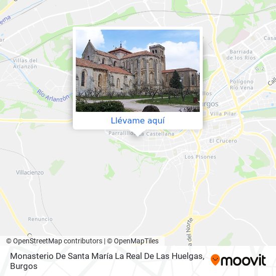 Mapa Monasterio De Santa María La Real De Las Huelgas