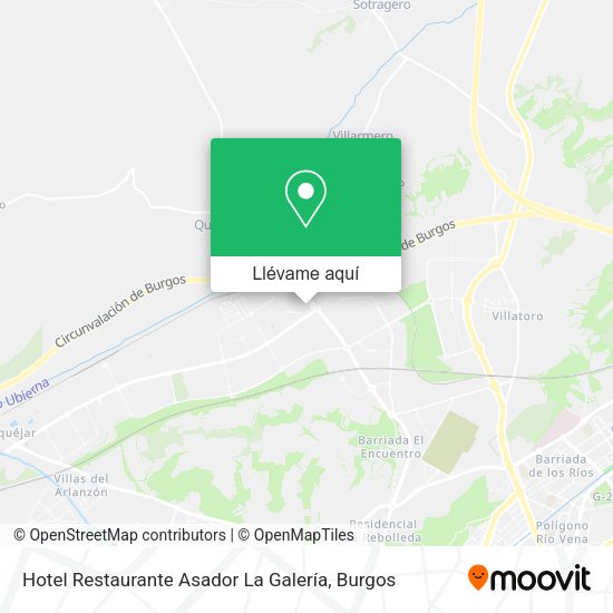 Mapa Hotel Restaurante Asador La Galería