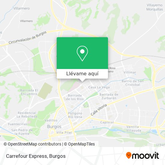 Mapa Carrefour Express