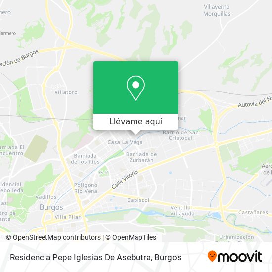 Mapa Residencia Pepe Iglesias De Asebutra