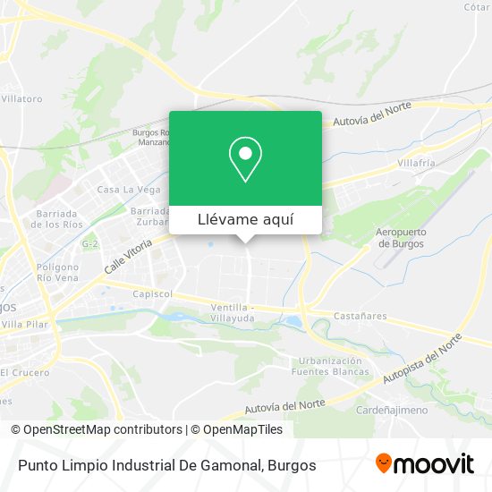 Mapa Punto Limpio Industrial De Gamonal