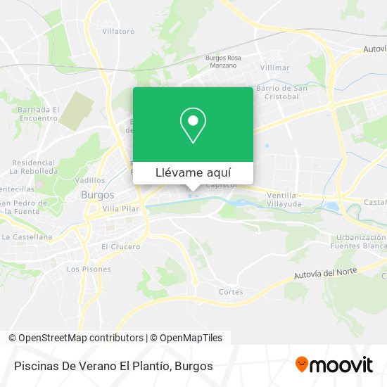 Mapa Piscinas De Verano El Plantío