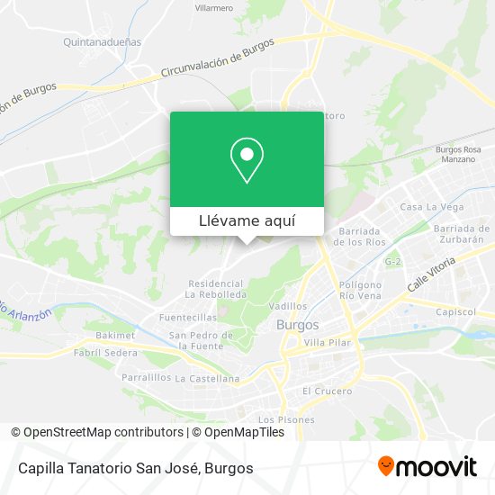 Mapa Capilla Tanatorio San José