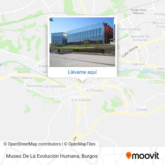 Mapa Museo De La Evolución Humana