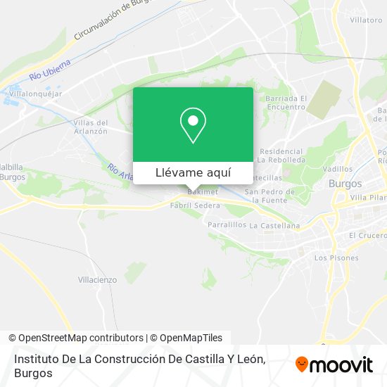 Mapa Instituto De La Construcción De Castilla Y León