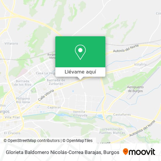 Mapa Glorieta Baldomero Nicolás-Correa Barajas