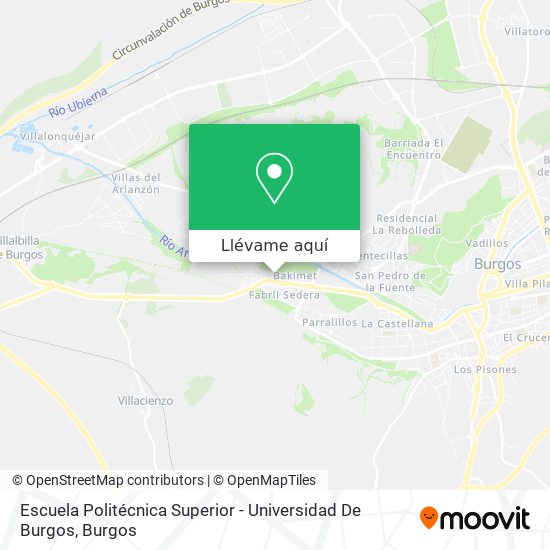 Mapa Escuela Politécnica Superior - Universidad De Burgos