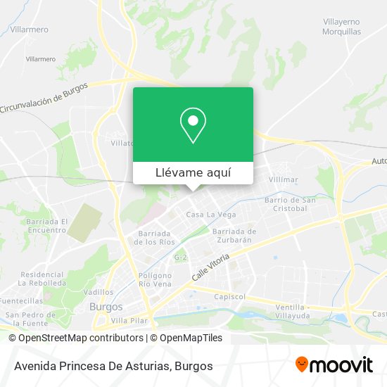 Mapa Avenida Princesa De Asturias