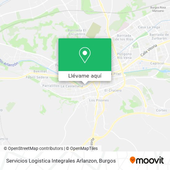 Mapa Servicios Logistica Integrales Arlanzon