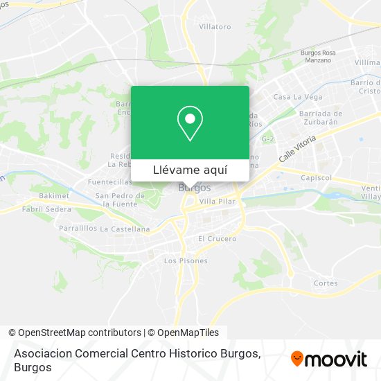 Mapa Asociacion Comercial Centro Historico Burgos