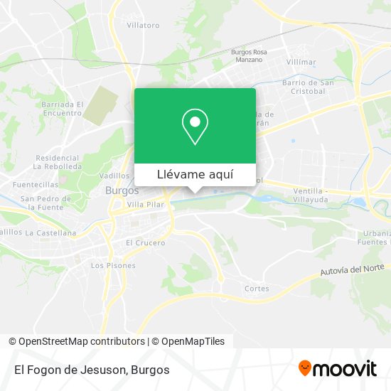 Mapa El Fogon de Jesuson