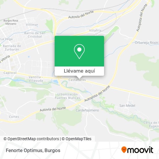 Mapa Fenorte Optimus