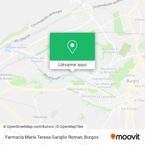 Mapa Farmacia María Teresa Gariglio Roman