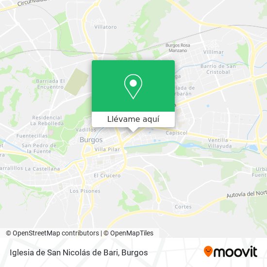 Mapa Iglesia de San Nicolás de Bari