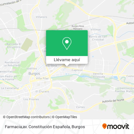 Mapa Farmacia,av. Constitución Española