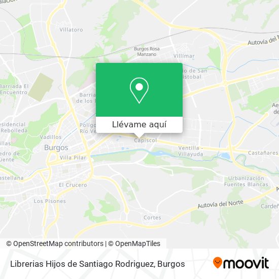 Mapa Librerias Hijos de Santiago Rodriguez