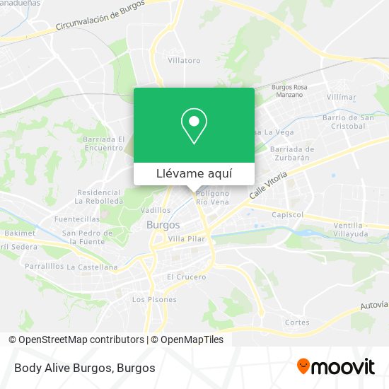 Mapa Body Alive Burgos
