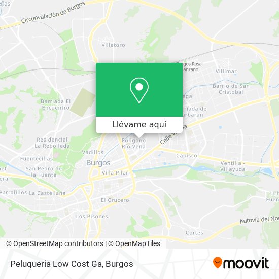 Mapa Peluqueria Low Cost Ga