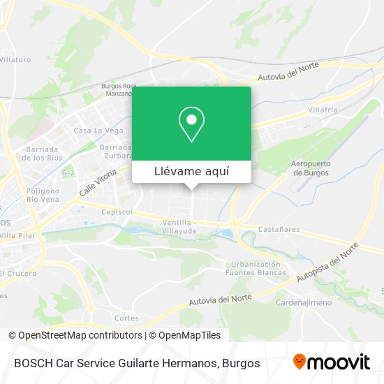 Mapa BOSCH Car Service Guilarte Hermanos