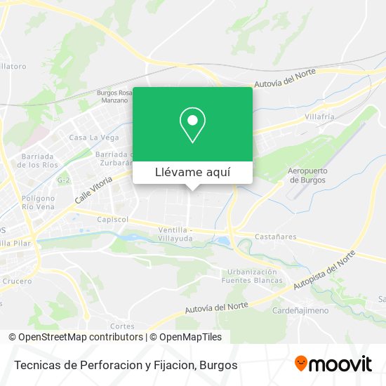 Mapa Tecnicas de Perforacion y Fijacion
