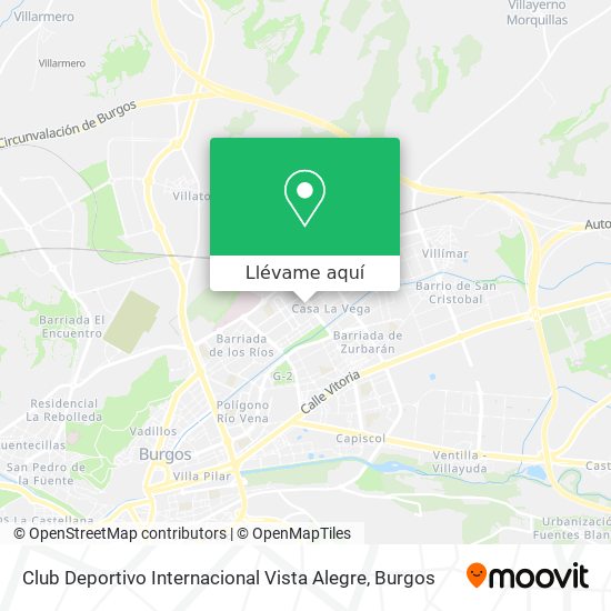 Mapa Club Deportivo Internacional Vista Alegre