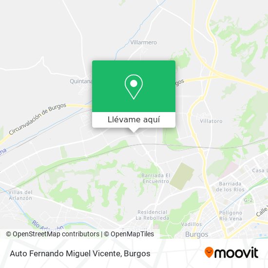 Mapa Auto Fernando Miguel Vicente