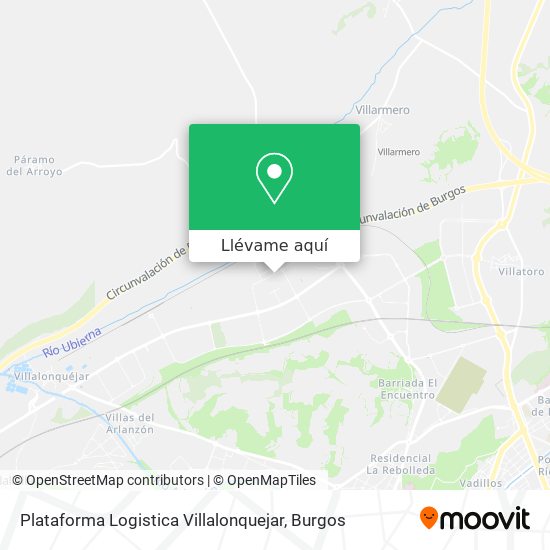 Mapa Plataforma Logistica Villalonquejar