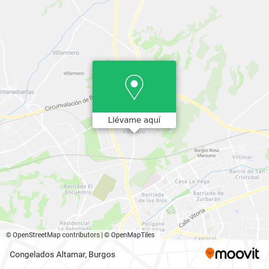 Mapa Congelados Altamar