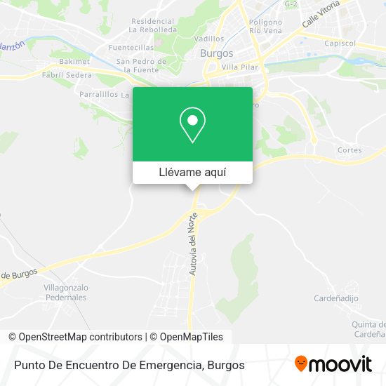 Mapa Punto De Encuentro De Emergencia