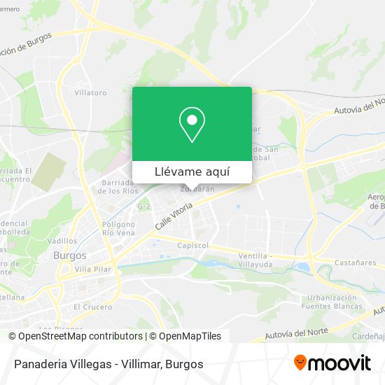 Mapa Panaderia Villegas - Villimar