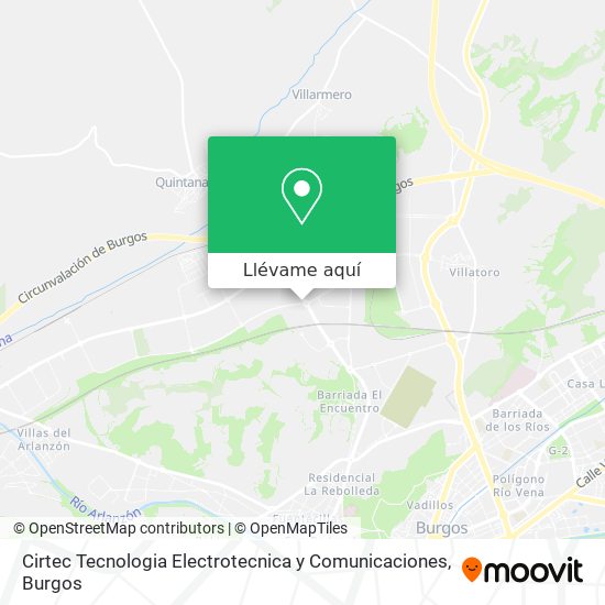 Mapa Cirtec Tecnologia Electrotecnica y Comunicaciones