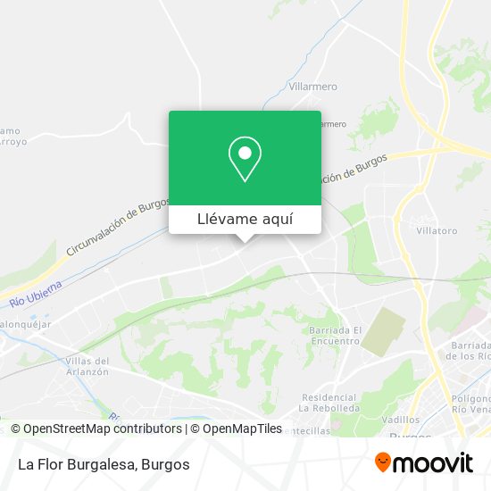 Mapa La Flor Burgalesa