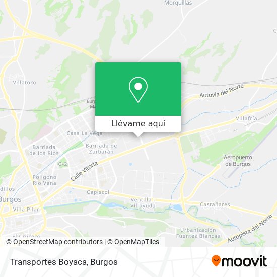 Mapa Transportes Boyaca