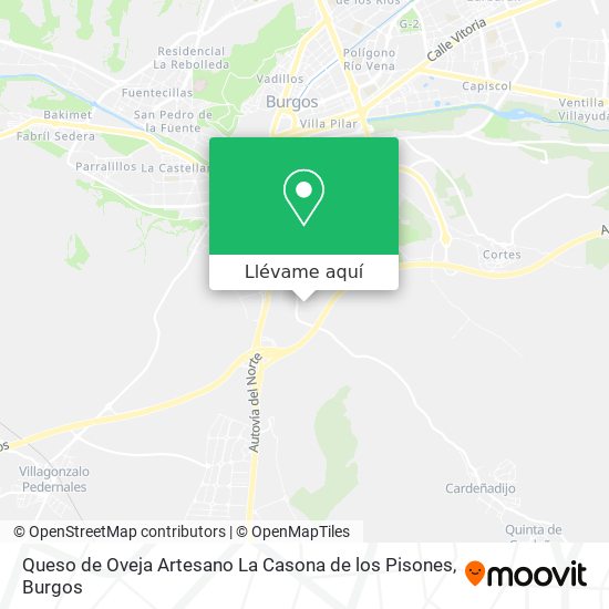Mapa Queso de Oveja Artesano La Casona de los Pisones