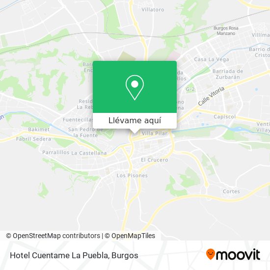 Mapa Hotel Cuentame La Puebla
