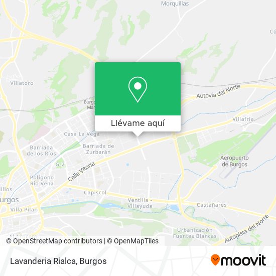 Mapa Lavanderia Rialca