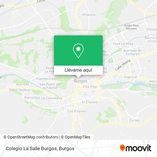 Mapa Colegio La Salle Burgos