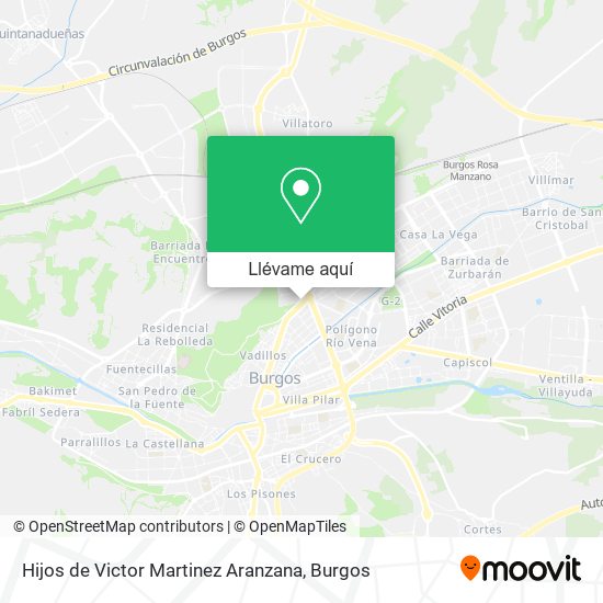 Mapa Hijos de Victor Martinez Aranzana