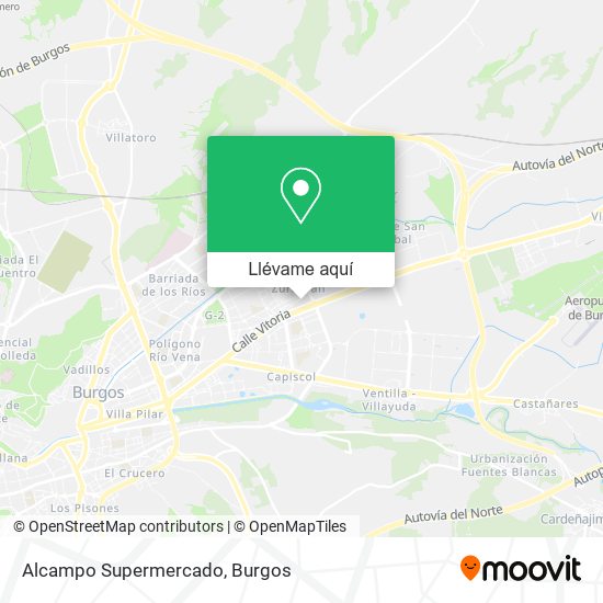 Mapa Alcampo Supermercado