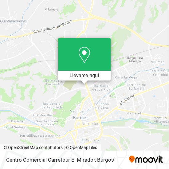 Mapa Centro Comercial Carrefour El Mirador