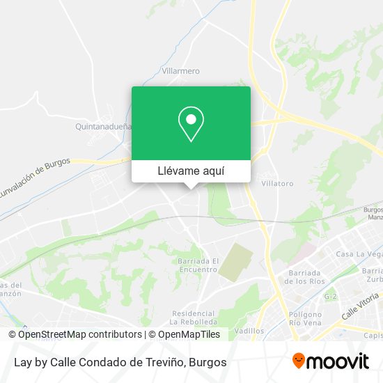 Mapa Lay by Calle Condado de Treviño