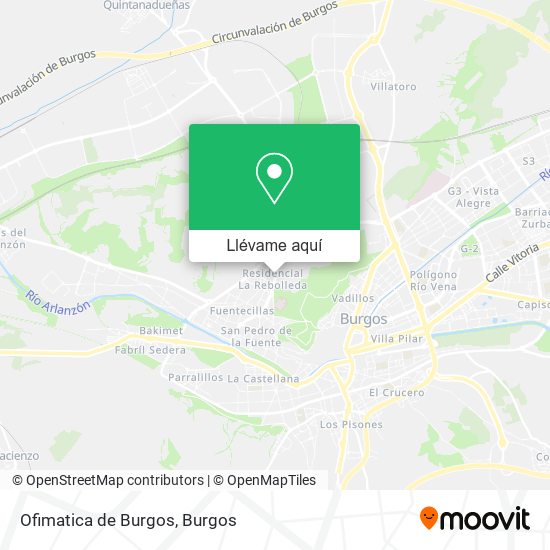 Mapa Ofimatica de Burgos