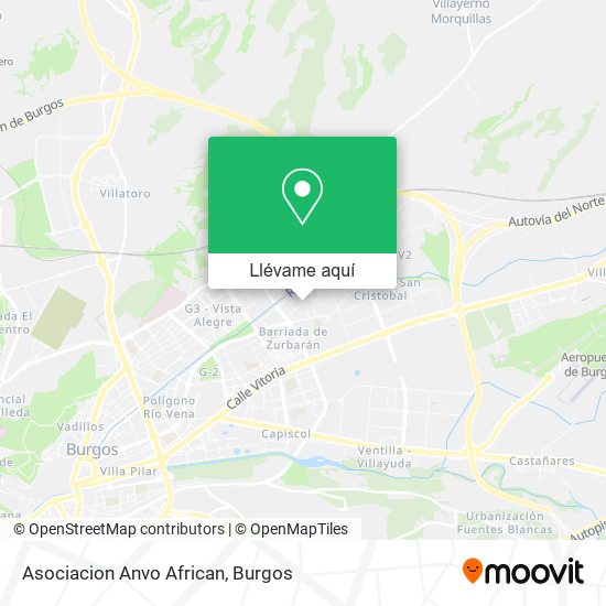 Mapa Asociacion Anvo African