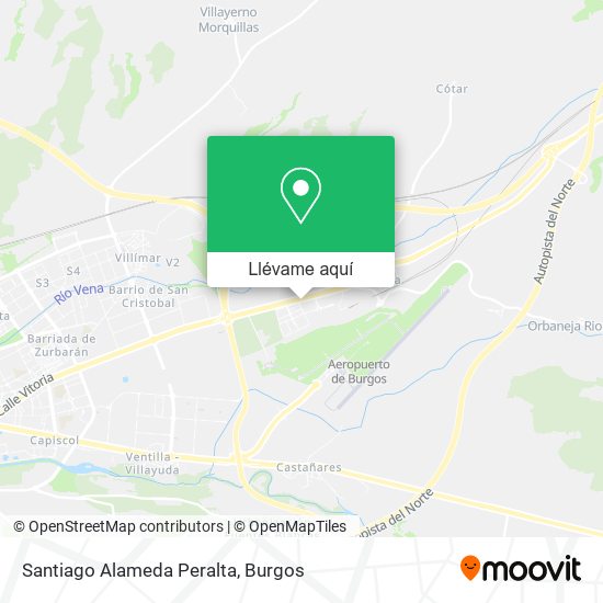 Mapa Santiago Alameda Peralta