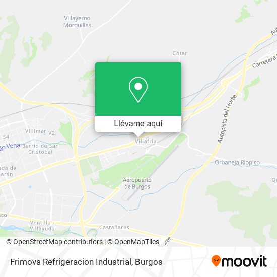 Mapa Frimova Refrigeracion Industrial