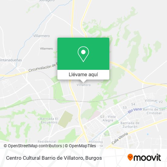 Mapa Centro Cultural Barrio de Villatoro