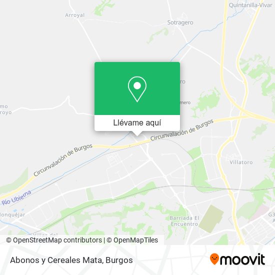 Mapa Abonos y Cereales Mata