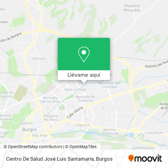 Mapa Centro De Salud José Luis Santamaría