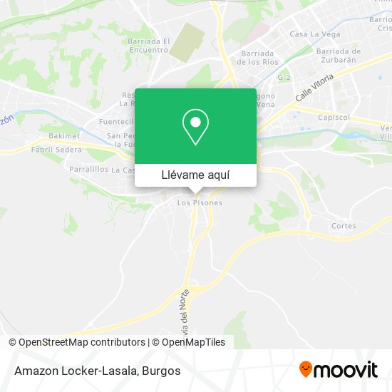 Mapa Amazon Locker-Lasala